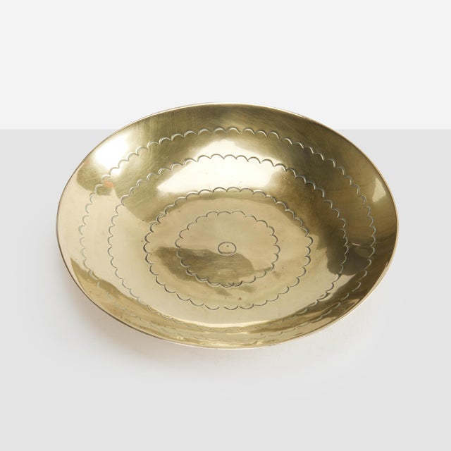 Art Deco Brass Dish by Hayno Focken For Sale - Image 3 of 6