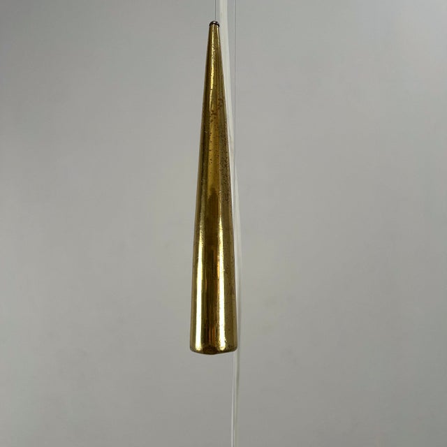 Vintage Pendant Lamp in Acrylic Glass by Paavo Tynell, 1950s For Sale - Image 6 of 10