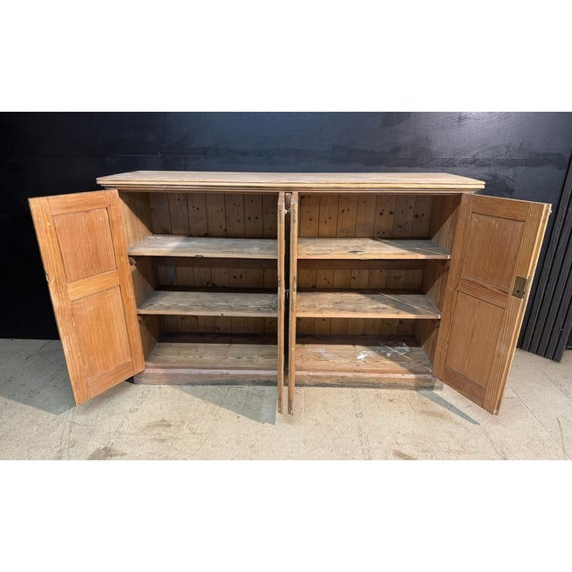 19th Century Pine Housekeeper's Cupboard For Sale - Image 4 of 17