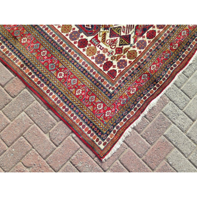 1960s Classical Turkish Handmade Oriental Carpet Area Rug For Sale - Image 6 of 11