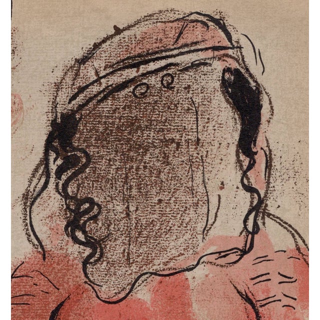 Marc Chagall, Tamar belle-fille de Juda (Tamar Daughter-in-Law of Judah), 1960, Original Lithograph For Sale - Image 6 of 8