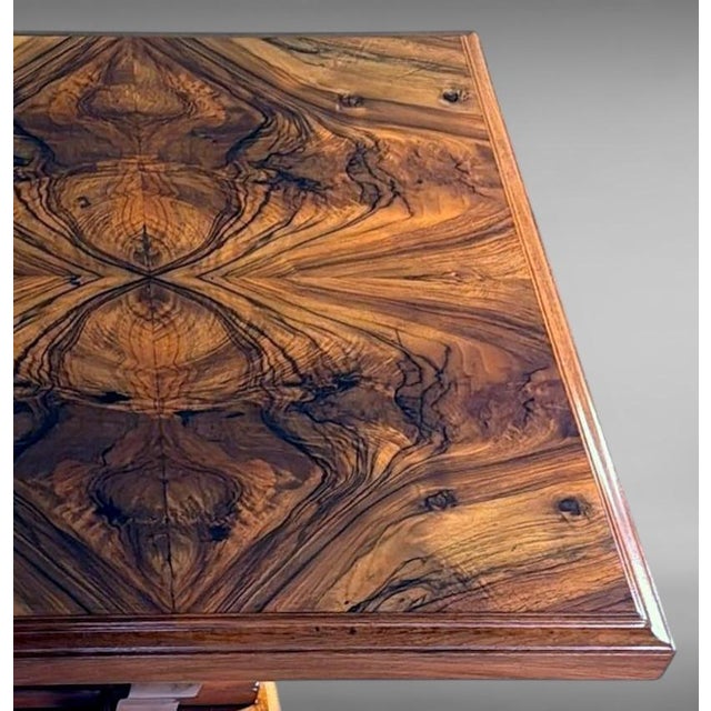 Late 19th Century Italian Art Deco Square Coffee Table With Dual-Tier Base For Sale - Image 12 of 18