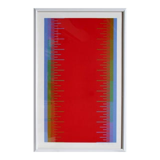 Olympics, Richard Anuszkiewicz Serigraph on Bfk Rives, Signed and Numbered in Pencil For Sale