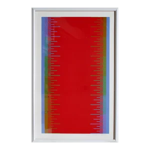 Olympics, Richard Anuszkiewicz Serigraph on Bfk Rives, Signed and Numbered in Pencil