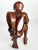 Wooden Sculpture of a Crouching Woman, France, 1970s For Sale - Image 11 of 18
