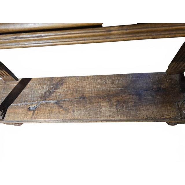 Early 19th Century Antique French Walnut Store Counter, 1800 For Sale - Image 5 of 14
