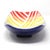 Handmade Stripe Pattern Ceramic Footed Bowl For Sale - Image 4 of 6