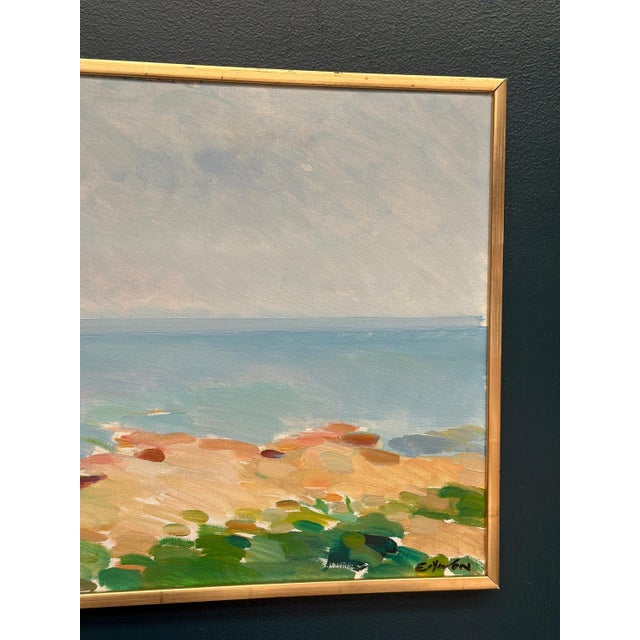Eric Elfvén, Coast, 1950s, Oil Painting on Panel, Framed For Sale - Image 11 of 18