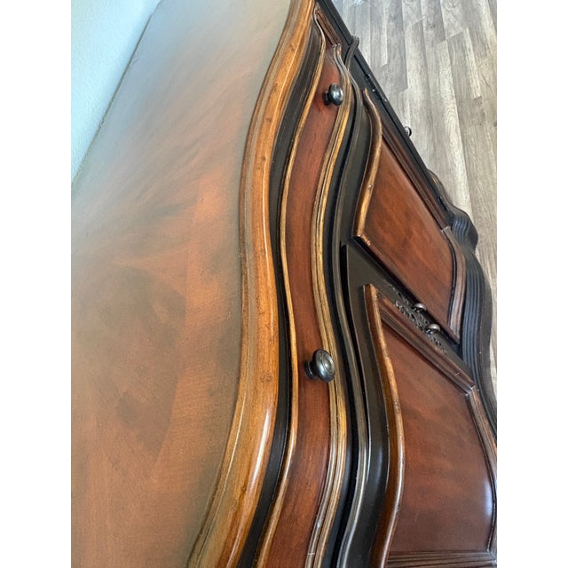 2000 - 2009 Hooker Furniture Preston Ridge Credenza in Black Cherry For Sale - Image 5 of 11
