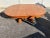 Vintage Chippendale Style Solid Oak Coffee Table With 2 Leaves by Bent Rims Co. For Sale In Washington DC - Image 6 of 12