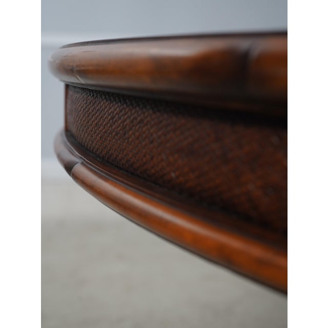 Tommy Bahama Style Large Round Dining Room Table For Sale - Image 9 of 13
