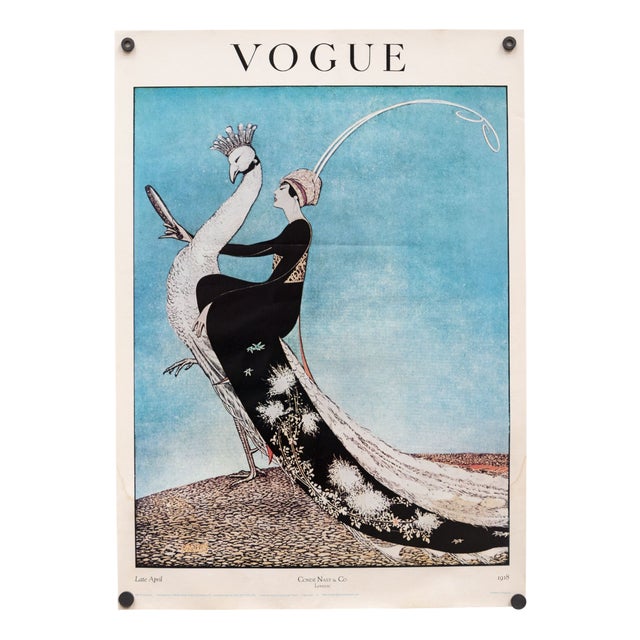 Vogue Late April Peacock Manifesto Condé Nast Di Plank, 1960s, Paper For Sale