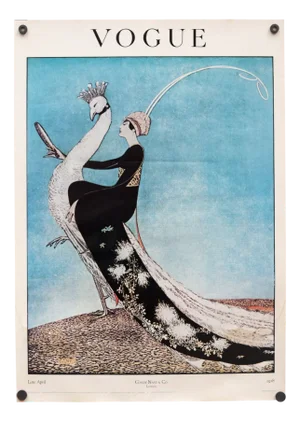 Vogue Late April Peacock Manifesto Condé Nast Di Plank, 1960s, Paper