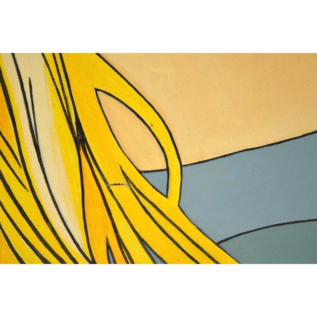 Comic Strip Triptych of Black Widow, 1970, Oil Painting on Canvases, Set of 3 For Sale - Image 9 of 14