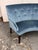 Textile Bespoke Curved Velvet Banquette For Sale - Image 7 of 12