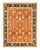 Orange Eclectic, One-of-a-Kind Hand-Knotted Area Rug in Orange, 9' 0" x 11' 10" For Sale - Image 8 of 8
