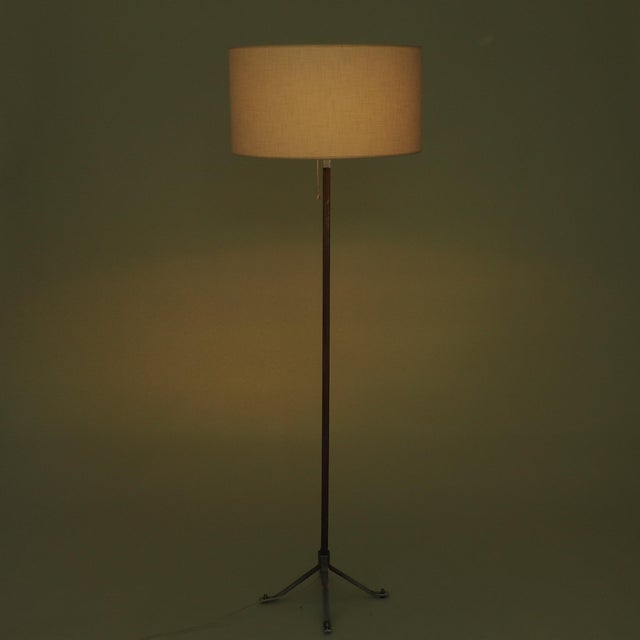 Wood Vintage Floor Lamp in Wood, 1950s For Sale - Image 7 of 14