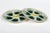 Ceramic Pair Vintage Oyster Plates by Salins, France For Sale - Image 7 of 9