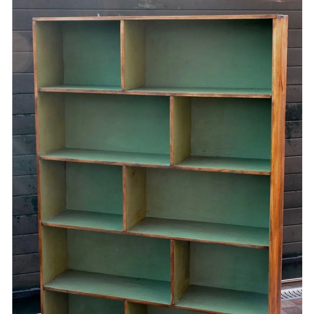 Green Painted Shelf, 1970s For Sale - Image 9 of 11