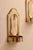 Metal Mid-Century Arts and Crafts Swedish Brass Sconces, Set of 2 For Sale - Image 7 of 10
