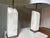Contemporary Pair of Bethel International Alabaster & Brass Table Lamps - Like New For Sale - Image 3 of 4