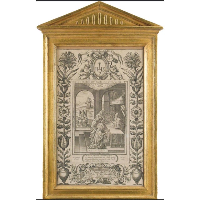 White Set of Twelve 17th Century French Engravings After L. Gaultier (C. 1561-1641) For Sale - Image 8 of 12