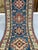 Art Deco Blue and Cream Kazak-Style Wool Runner Rug With Tribal Medallions, 2'8" X 9'7" For Sale - Image 3 of 15