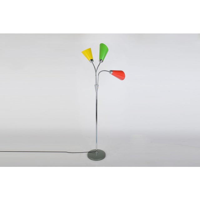 Mid-Century Modern Multicolor Floor Lamp by Lidokov, 1960s, in Very Good conditions. Designed 1960 to 1969 I have official...