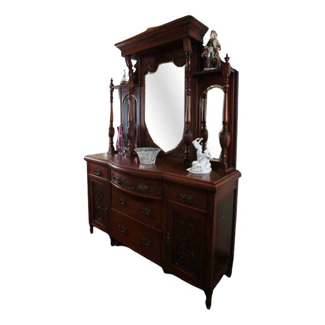 Art Deco Mirrored Chest of Drawers For Sale