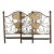 Painted Wrought‑Iron Panels by Slayman Forge — Pair (1995) For Sale