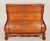 Dutch fruit wood kettle base chest of drawers, 19th century. The top with scalloped front and side edges, 3 graduated...