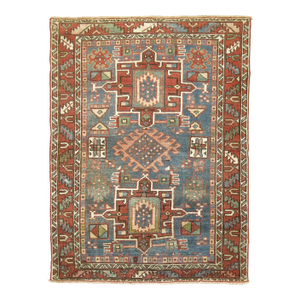 Antique Zabihi Collection Persian Heriz Rug