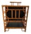 Rattan and Bamboo Magazine Holder With Black Rattan in the Aesthetic Movement Style For Sale