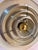 Silver Louvered Lamp by Erik Jensen for Teknika For Sale - Image 10 of 11