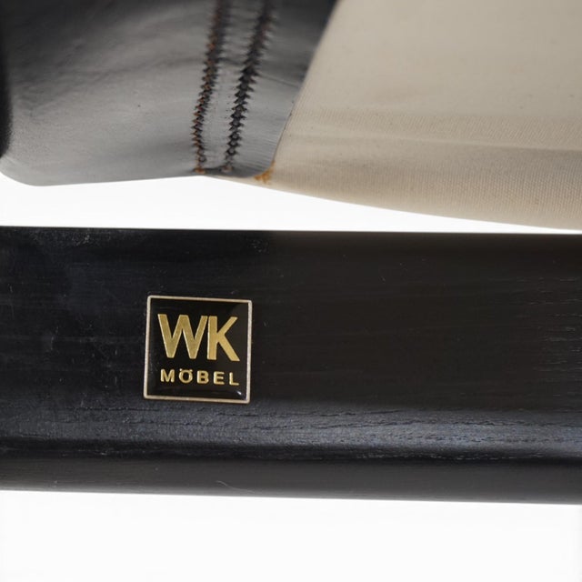 Set of Leather Lounge Chair with Ottoman by Hans Eichenberger for WK Möbel, 1970 For Sale - Image 11 of 18