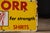 Mid 20th Century Vintage Sweet-Orr Union-Made Workwear S S P Sign For Sale - Image 5 of 6