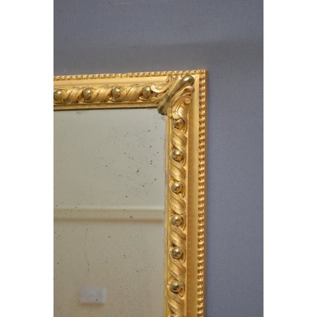 Wood Antique Victorian Giltwood Wall Mirror, 1890s For Sale - Image 7 of 18