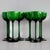 1960s Carlo Moretti Italian Green Cased Glasses- Set of 36 For Sale - Image 10 of 15