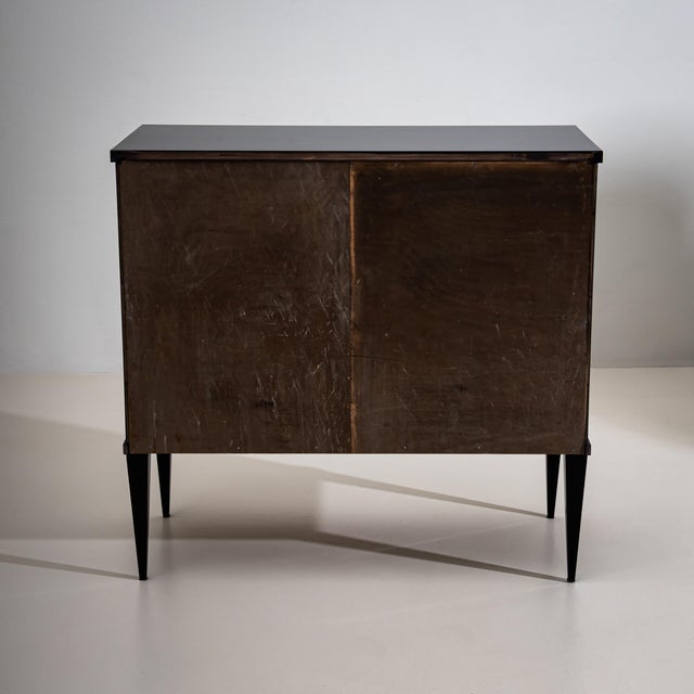 Pair of Modern Ebonized Commodes, 21st Century For Sale - Image 9 of 9