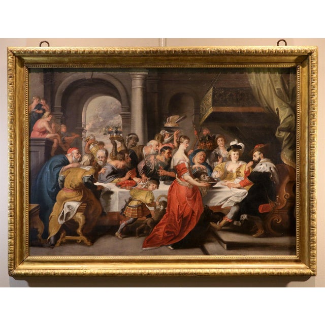 Peter paul rubens (siegen 1577-antwerp 1640) workshop of herod's banquet early 17th century oil on canvas (83 x 116 cm -...