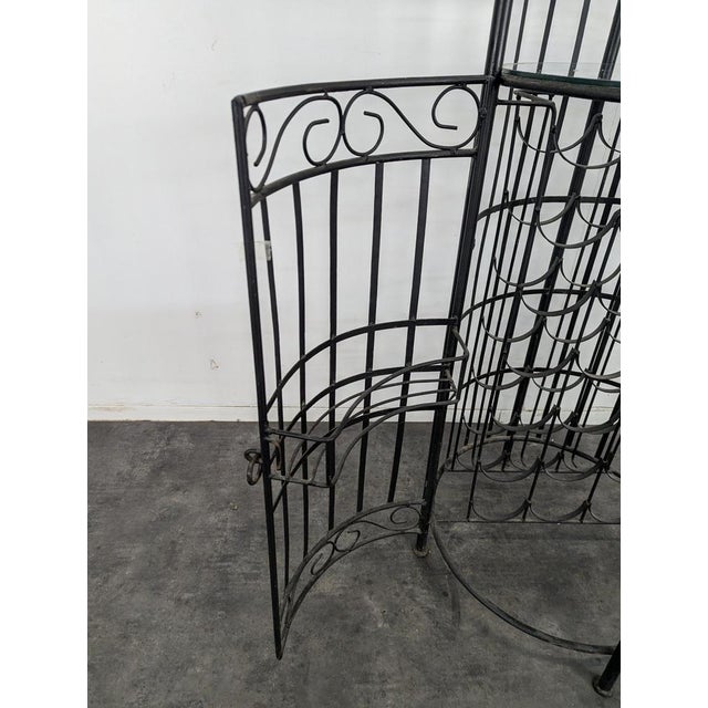 Metal Wrought Iron Kiosk Bar For Sale - Image 7 of 8