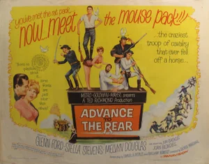 1964 Original American Movie Poster - Advance to the Rear - "You've Met the Rat Pack... Now Meet the Mouse Pack!!"