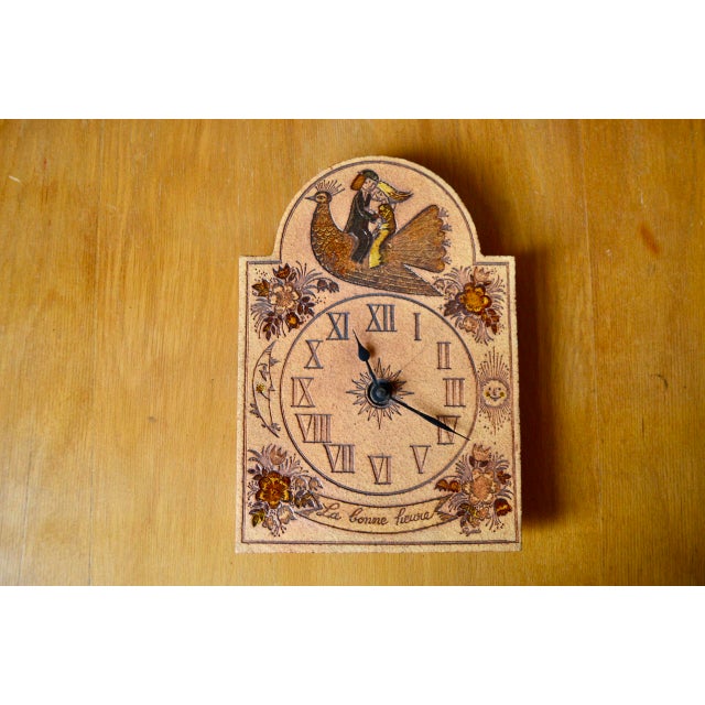 Les amoureux de Peynet Clock by Roger Capron, France, Vallauris For Sale - Image 14 of 14