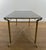 Metal 1940s Brass coffee table with black lacquered glass top in the style of Maison Jansen For Sale - Image 7 of 12