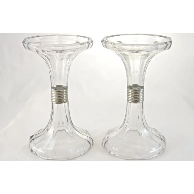 Victorian Fluted Bell Candle Holders Shelf Risers - A Pair For Sale - Image 3 of 4