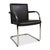 Modern Visasoft Leather Black Cantilever Office Chairs by Vitra, Set of 8 For Sale - Image 3 of 15