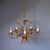 Gold Wheat Sheaf Chandelier, 1960s For Sale - Image 8 of 8