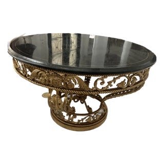 Henredon for Maitland Smith Louis XV Style Ornate Gold Center Table From 2000s For Sale