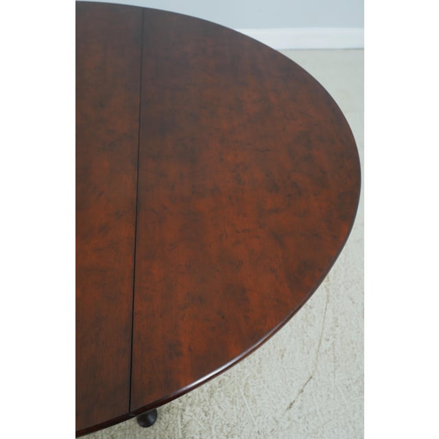 Wood Baker Colonial Williamsburg Collection Mahogany Dropleaf Table For Sale - Image 7 of 16