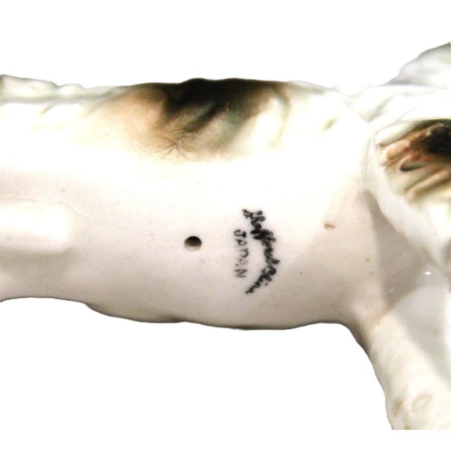1950s Shafford Porcelain Airedale Dog Figurine, Made in Japan For Sale - Image 4 of 4
